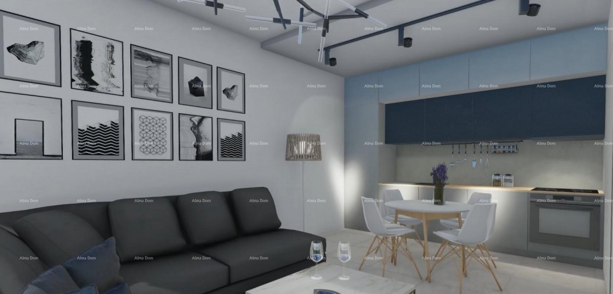 Pula, new project! Multi-family, modern building with an elevator, close to the center. S71 7