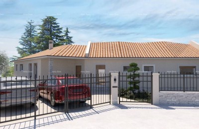 Istra – avviata la costruzione di una villa di lusso con piscina, permesso di costruzione e allacciamenti pagati