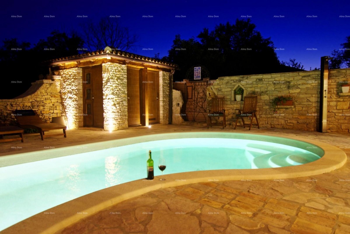 Bella villa in pietra d'Istria, vicino a Barban. 49