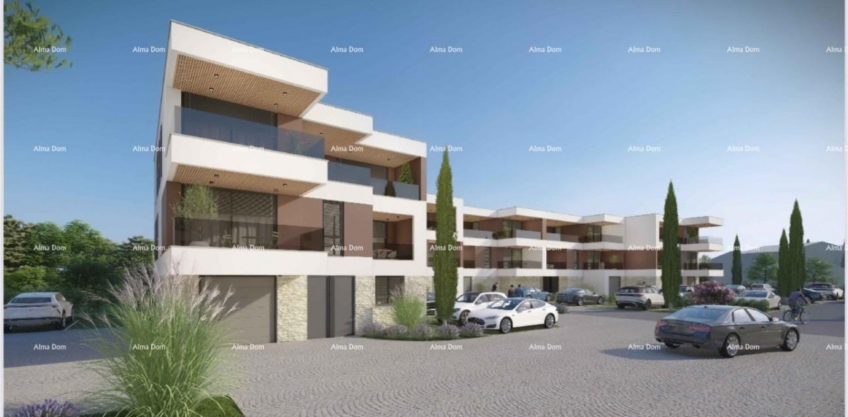 Penthouse, stan 132m2, garaža + PM, v novem stanovanjskem kompleksu, Valdebek, Pula! 2