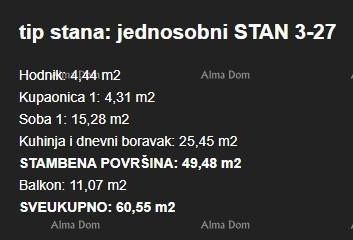 УМАГ – Новостройка! Квартира в современном жилом комплексе с двумя парковочными местами, S 3-27 12