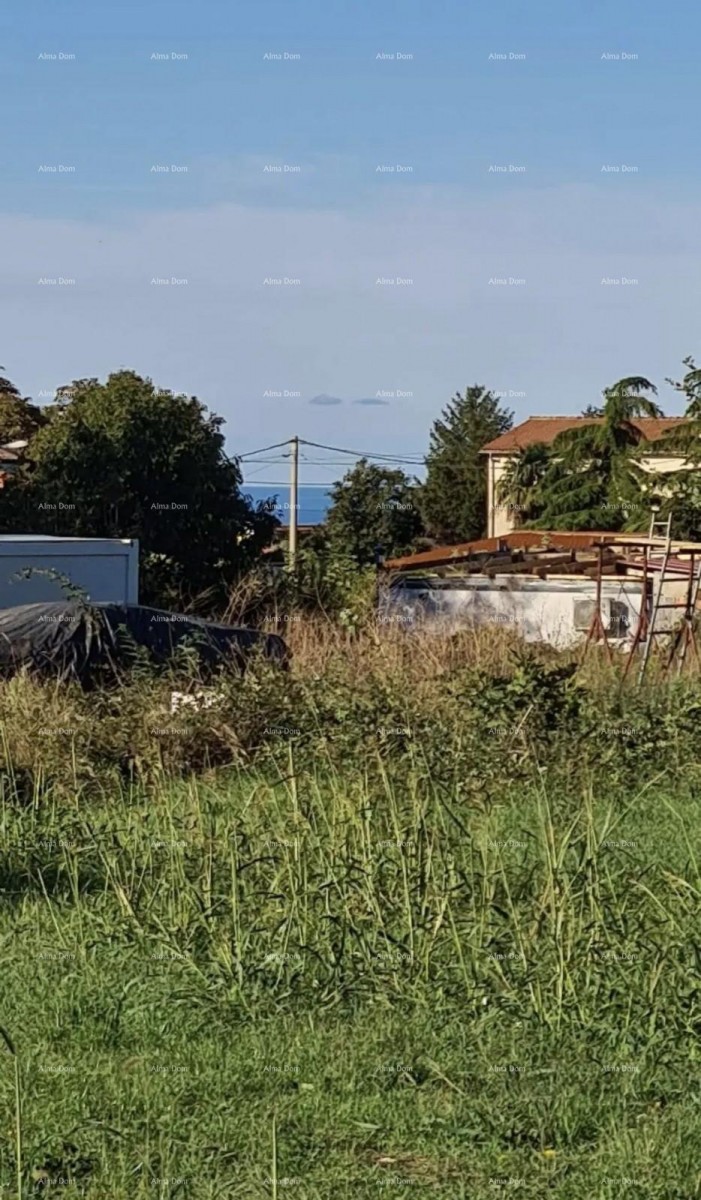 Prodaja- građevinsko zemljište, površine od 1276 m² s pogledom na more, Kaštelir! 4