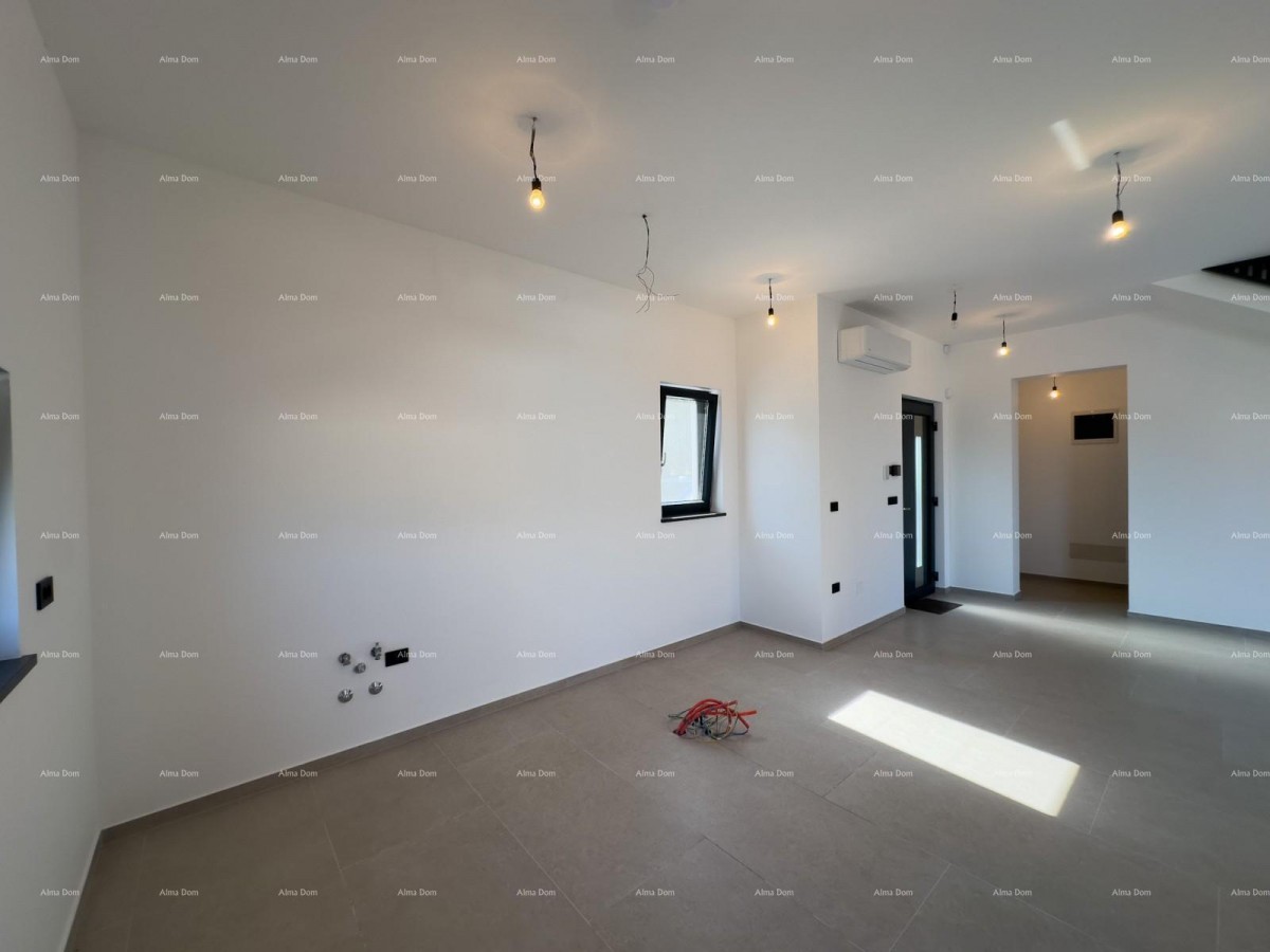 We are selling a semi-detached villa with a pool and a garage 5