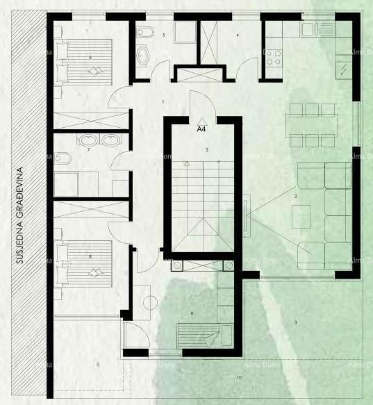 Appartamenti in vendita in un nuovo complesso residenziale, Pola 8