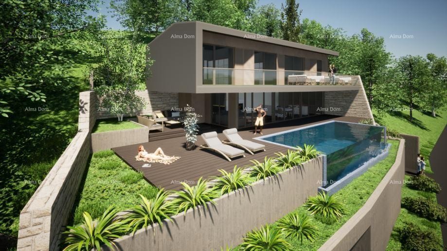 Prodaje se  novogradnja moderna samostojeća kuća s bazenom u blizini Buja 1