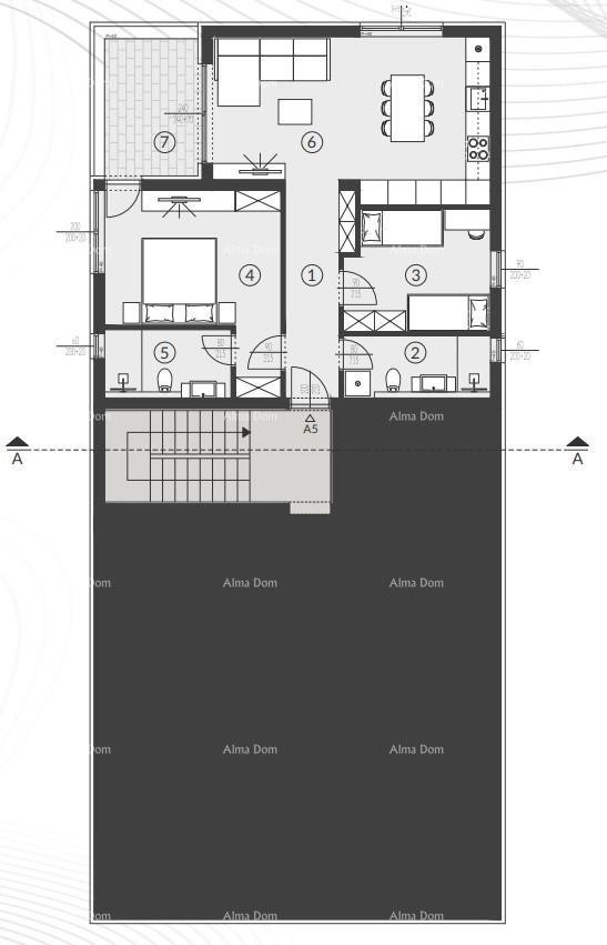 Prodaja stanov v moderni novogradnji s bazenom, Fažana! 12