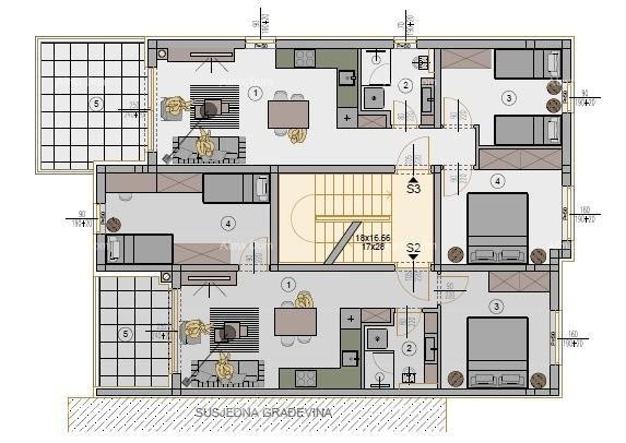 Vendita appartamento nel nuovo progetto residenziale, Pula! S3, Z6 8