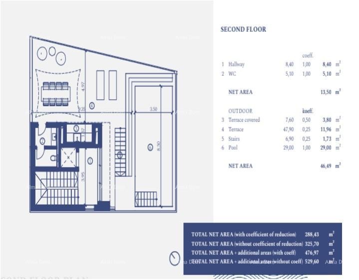 villa indipendente tipo 4 con piscina sul tetto 7