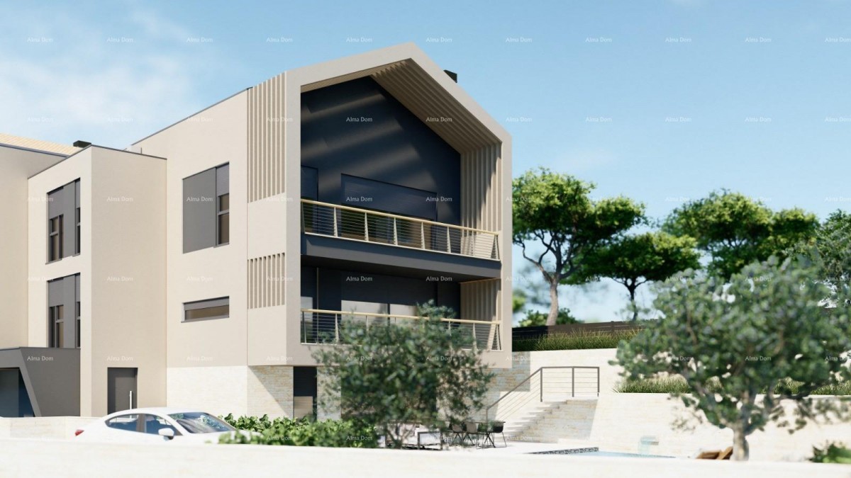 Sisplac - Construction plot with a building permit for 4 residential units with the possibility of converting to 8 residential units! 2