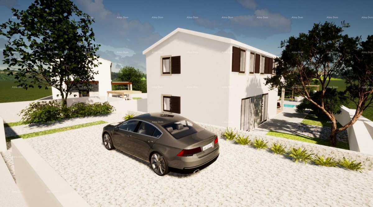 Vendita di una moderna casa con piscina in un tranquillo e bel luogo istriano,  Svetvinčenat! 28