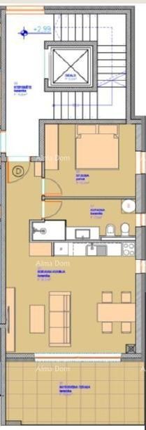 Новый проект! Квартиры в отличном месте, рядом с морем, Умаг! D, zg1 5