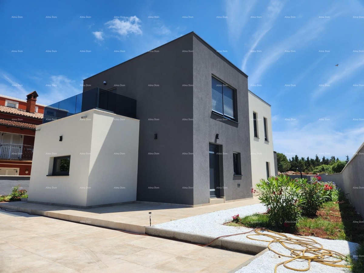 Istria, Ližnjan, 1 km to the center of Medulin, new modern house with pool for vacation. 29