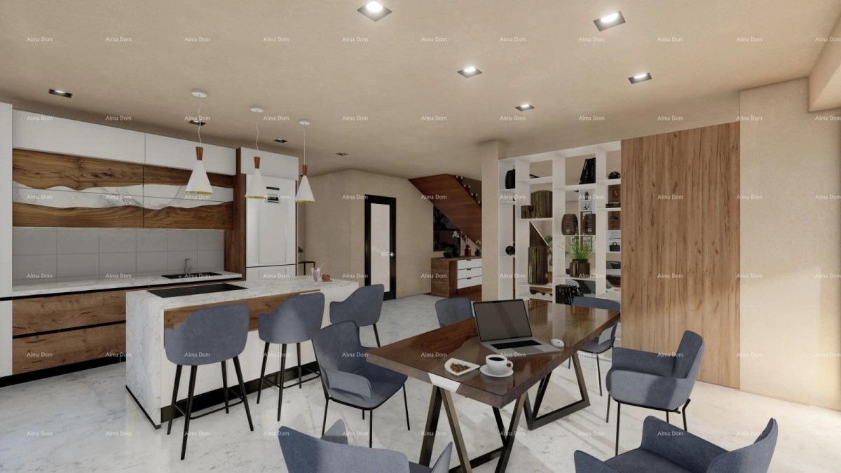 Great opportunity! Exclusive project of two luxury villas with sea views and obtained building permits – Mukalba, Medulin! 12