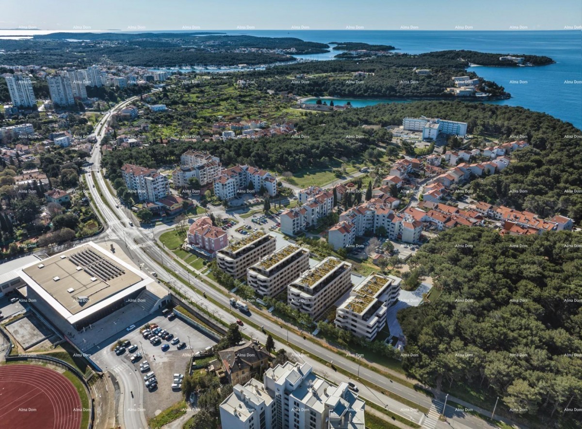 Продажа квартир в новом жилом проекте в эксклюзивном месте, в 300 м от моря, Пула STOJA. , 3
