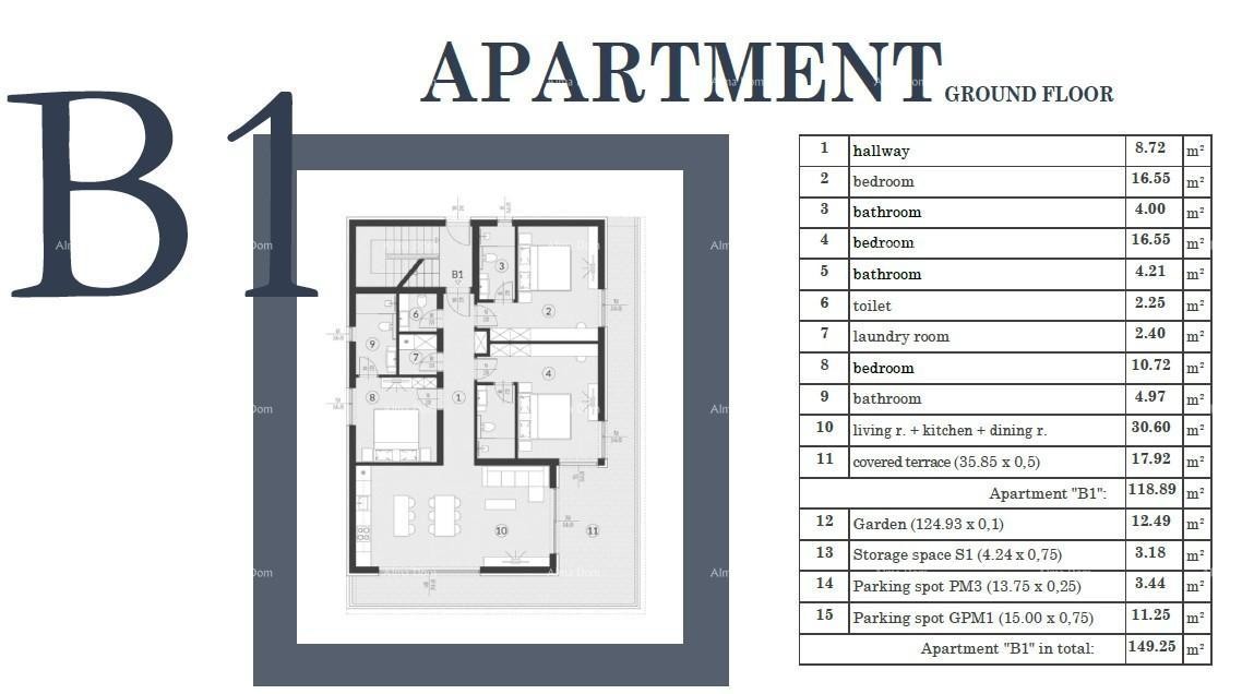 Квартира в новом проекте, Медулин 21