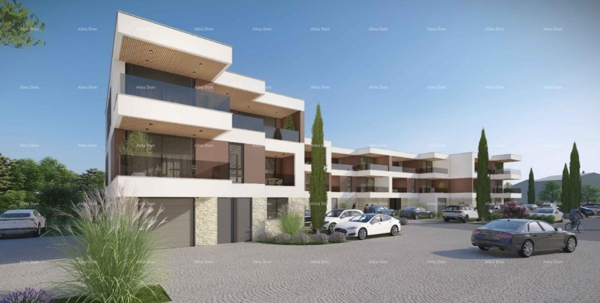 Prodaja-stan u novogradnji s garažom, parkirnim mjestom i spremištem, Pula! 11