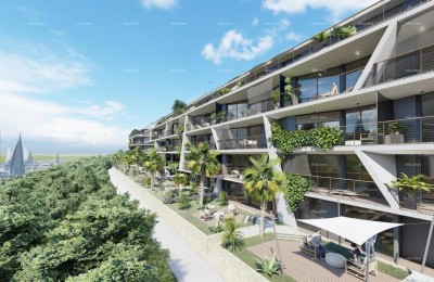 Продажа современных квартир в эксклюзивном здании с видом на марину, Пула! B4