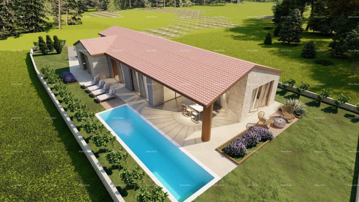 Топ предложение! Продажа земли с разрешением на строительство для постройки семейного дома с бассейном, Тиньян! 5