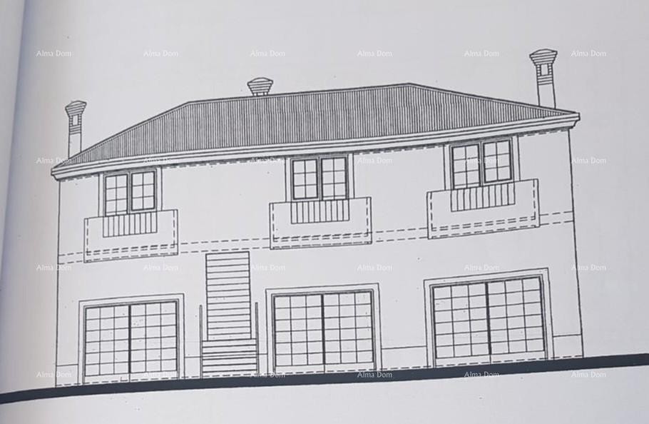 Umag. A beautiful house with six apartments. 15