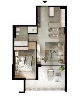 УМАГ! Современная квартира в первоклассном жилом комплексе рядом с морем, S74 10