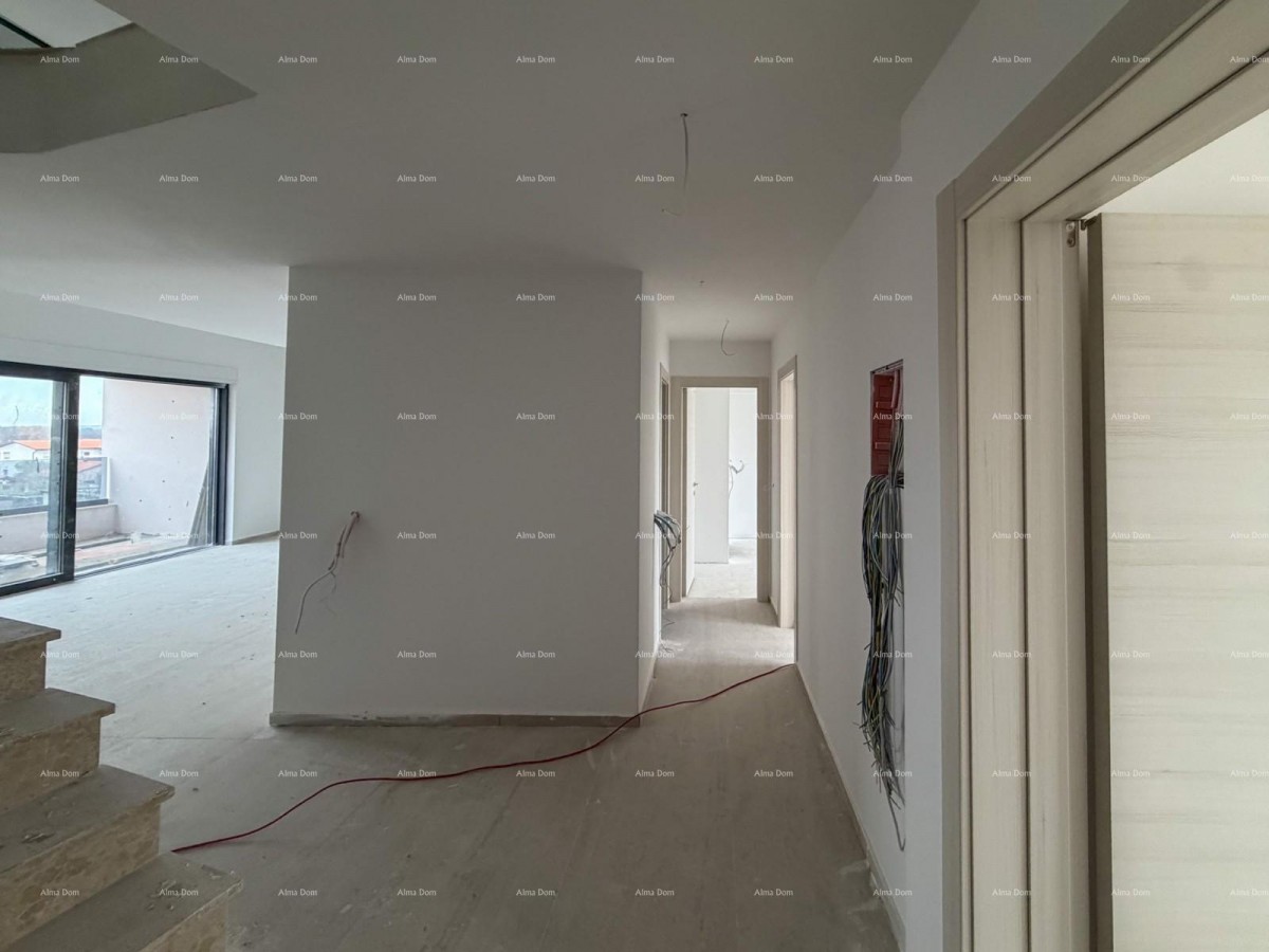 Prodaja stanova u izgradnji, Valbandon! Doetažni stan. Blizina plaža. 9