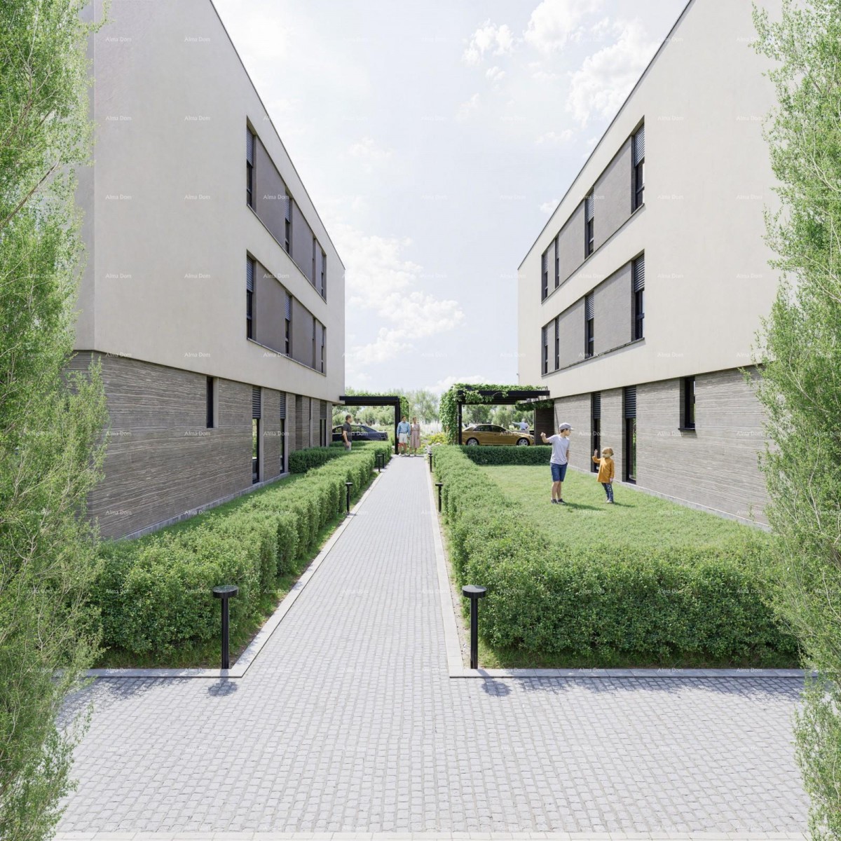 Sale of apartments in modern new construction with a shared pool! 4