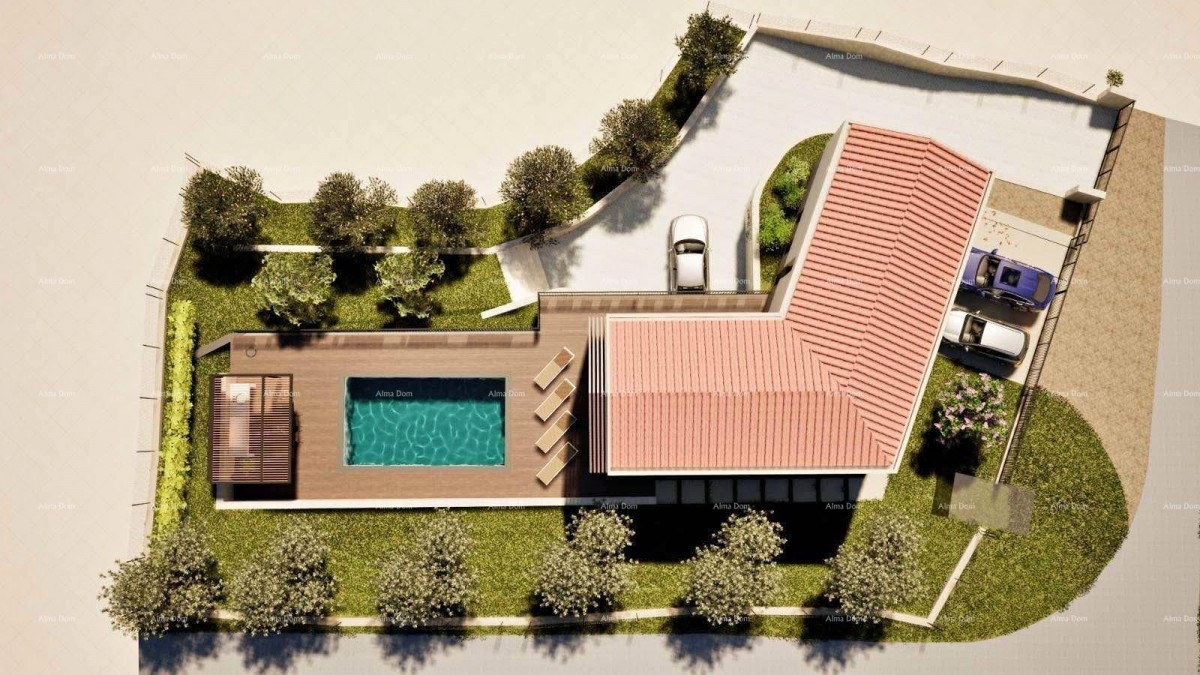 For sale: Construction land – Hum (848 m²) 2