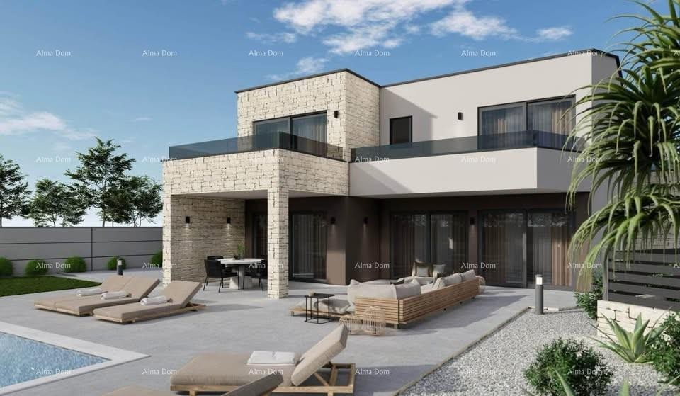 Moderna vila u izgradnji, Poreč 4