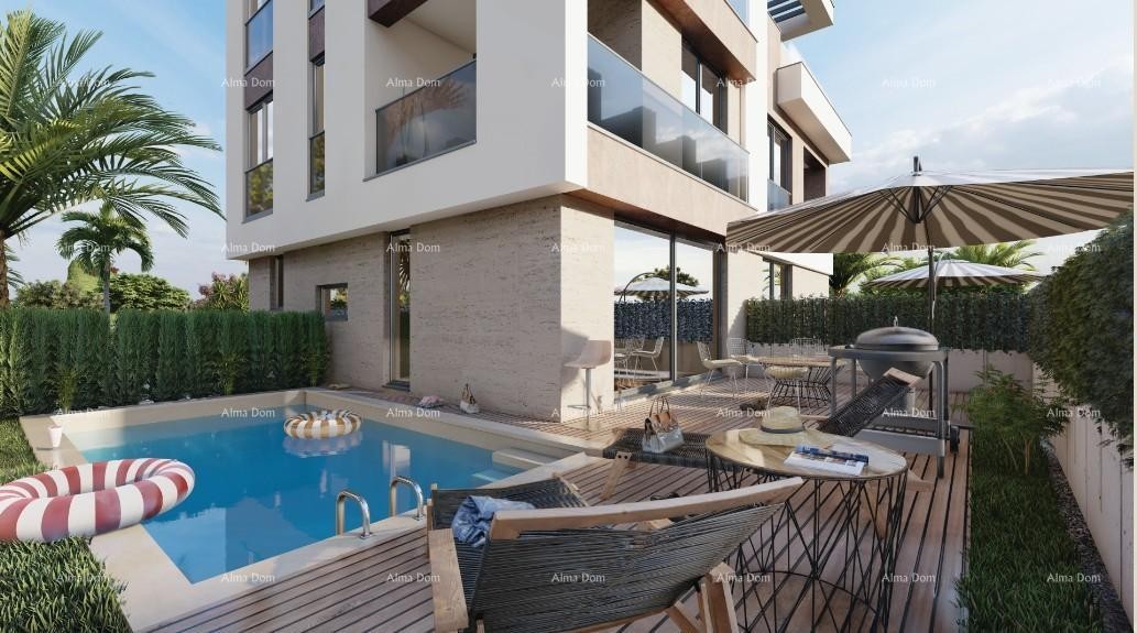 Vendita - Duplex villa in stile mediterraneo con piscina e vista mare, Medulin! 1