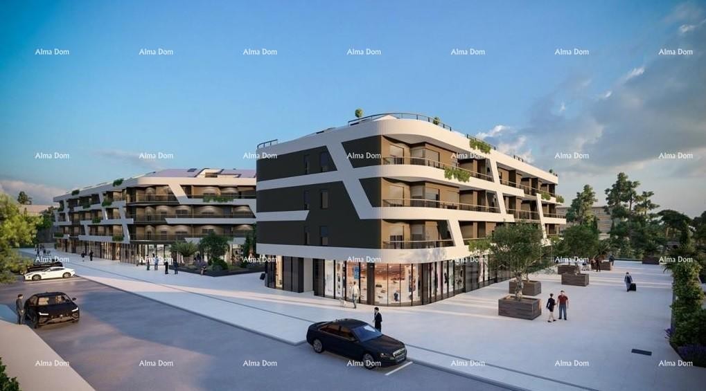 Poreč, residential and commercial building under construction with apartments and underground garages 4