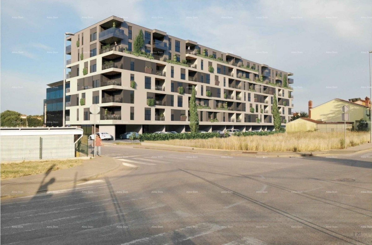 Pula! Večstanovanjska, moderna zgradba z dvigalom, blizu centra. S43 8