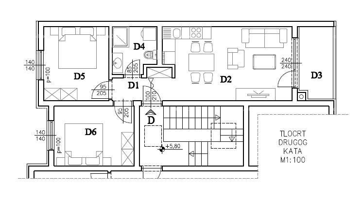 Prodaja - Moderno stanovanje v novem zasebnem stanovanjskem kompleksu v Šijani, Pula! E-D 10
