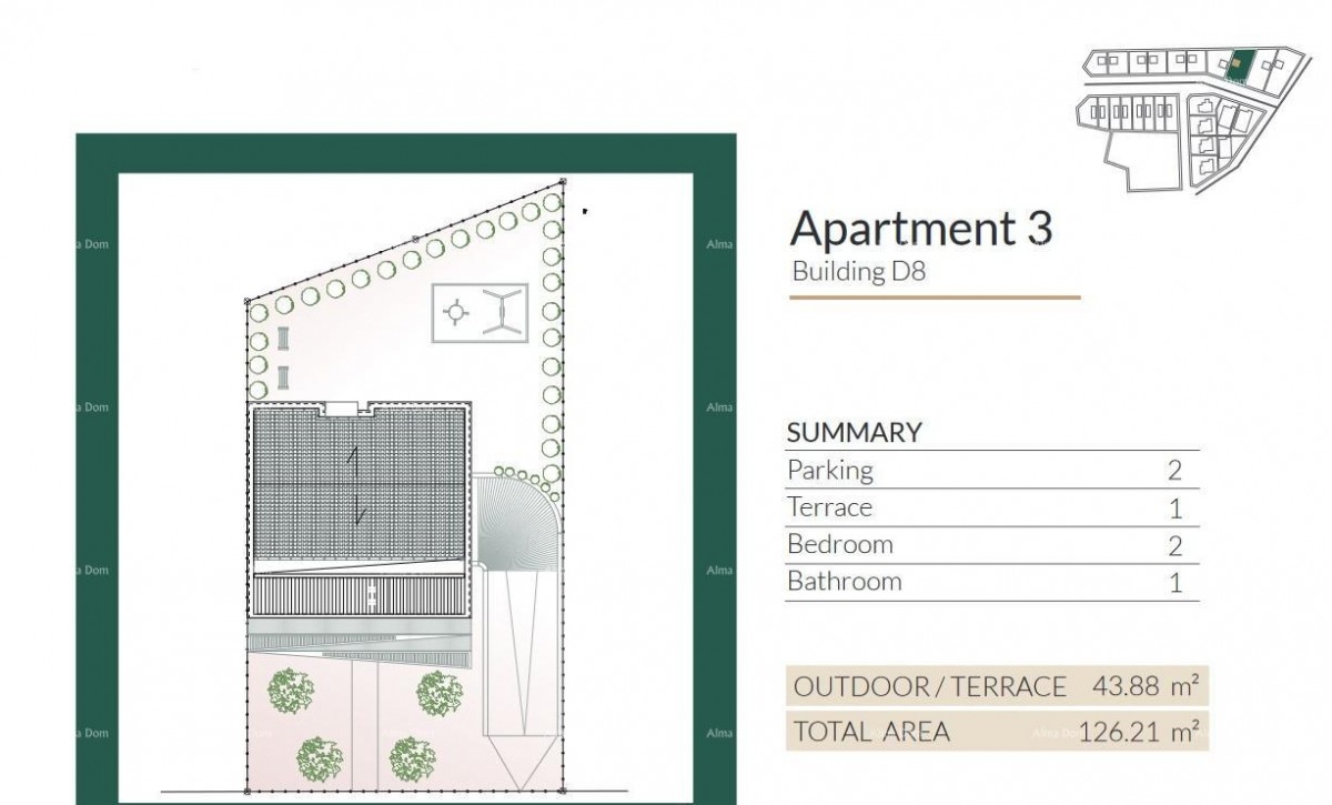 Продажа современных апартаментов в прекрасном жилом комплексе, Умаг A3-D8 7