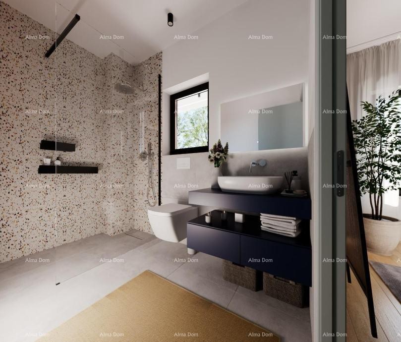 ŠEGOTIĆI, MODERN DOUBLE HOUSE IN NEW CONSTRUCTION WITH PRIVATE GARDEN 14