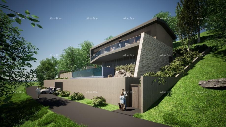 Prodaje se  novogradnja moderna samostojeća kuća s bazenom u blizini Buja 7