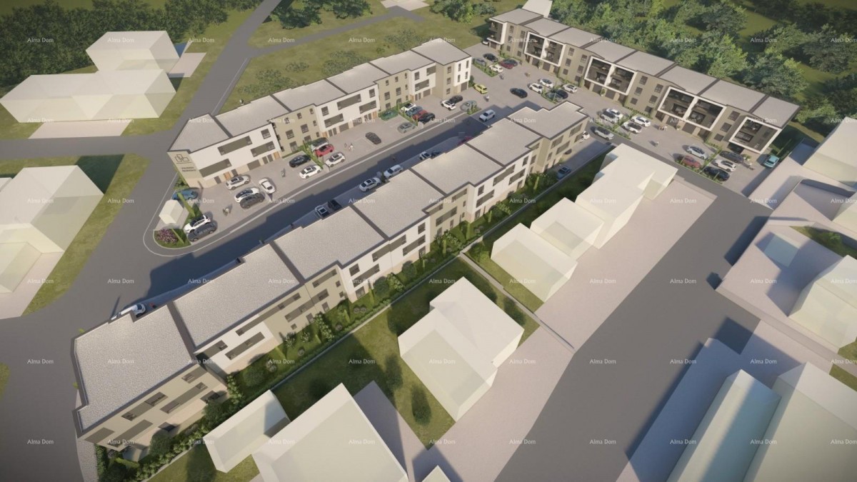 Продажа-новостройка! Квартира с двумя спальнями и двумя парковочными местами, Пула, Вальдебек! 8