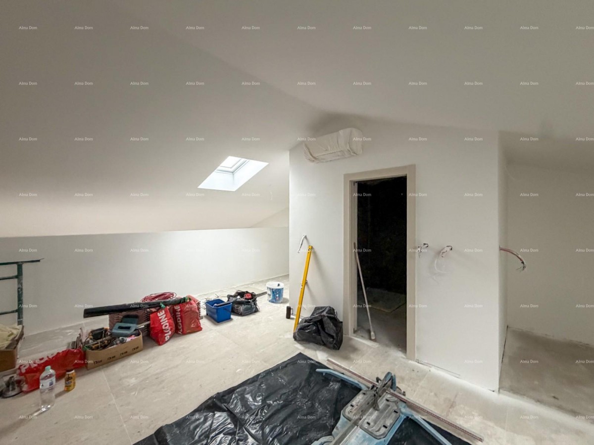 Prodaja stanova u izgradnji, Valbandon! Doetažni stan. Blizina plaža. 23