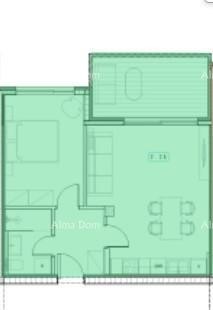 UMAG – Novogradnja! Stan v modernem stanovanjskem kompleksu z dvema parkirnima mestoma, S 2-25 21