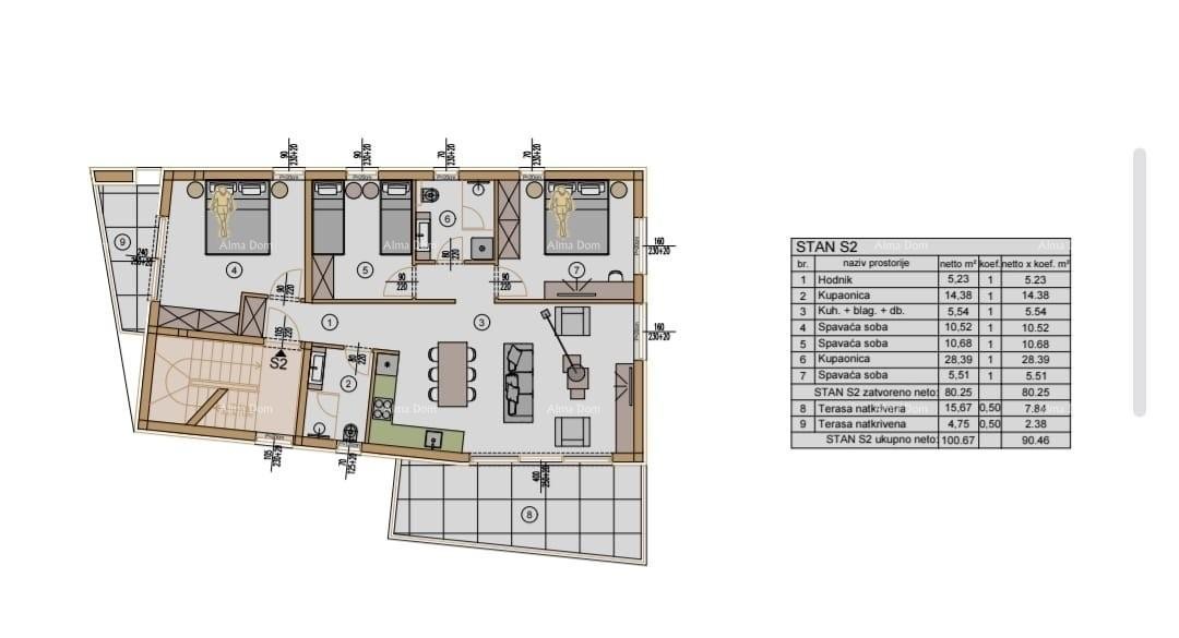 Prodamo luksuzno stanovanje v Medulinu 26