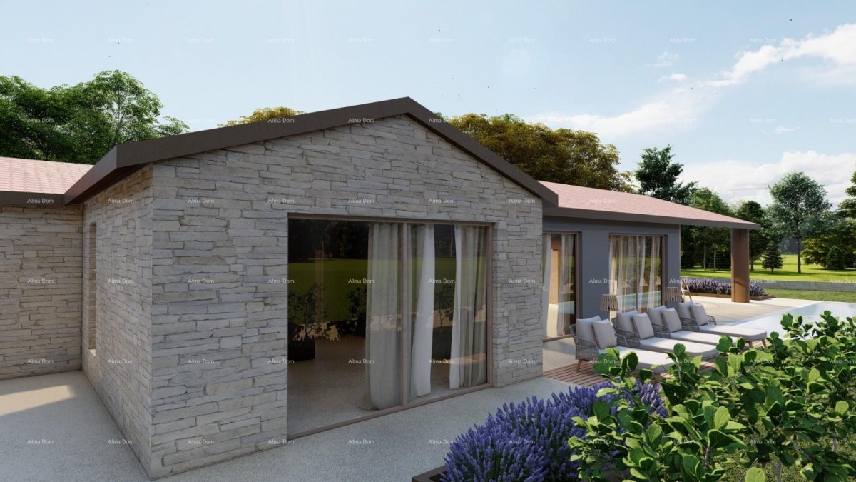 Топ предложение! Продажа земли с разрешением на строительство для постройки семейного дома с бассейном, Тиньян! 4