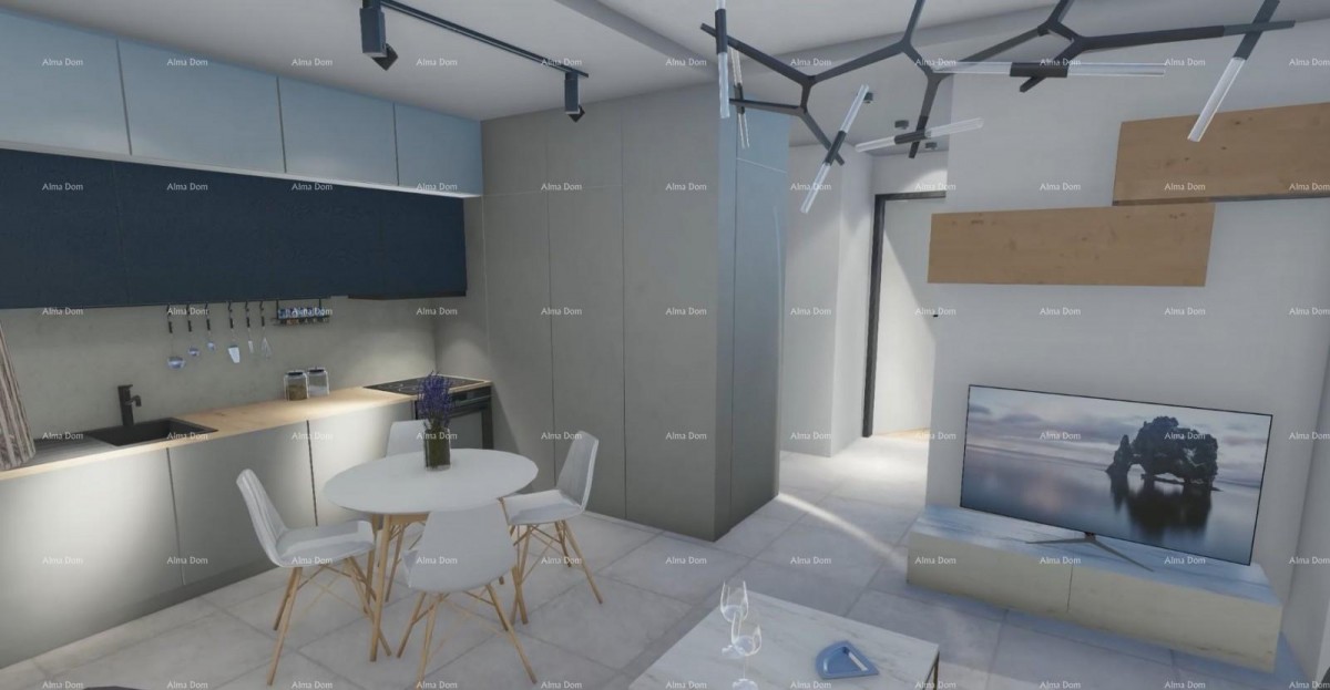 Pula, new project! Multi-family, modern building with an elevator, close to the center. S71 11