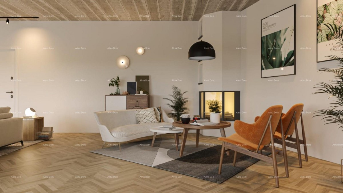 Sale of a construction plot with a building permit for the construction of a modern family house, near Barban! 5