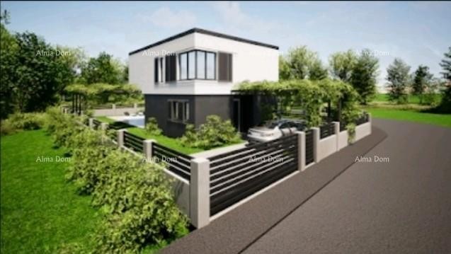 Liznjan, casa bifamiliare con piscina 120m2. 3