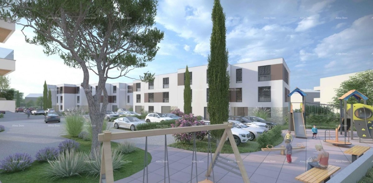 Prodaja-stan u novogradnji s garažom, parkirnim mjestom i spremištem, Pula! 12