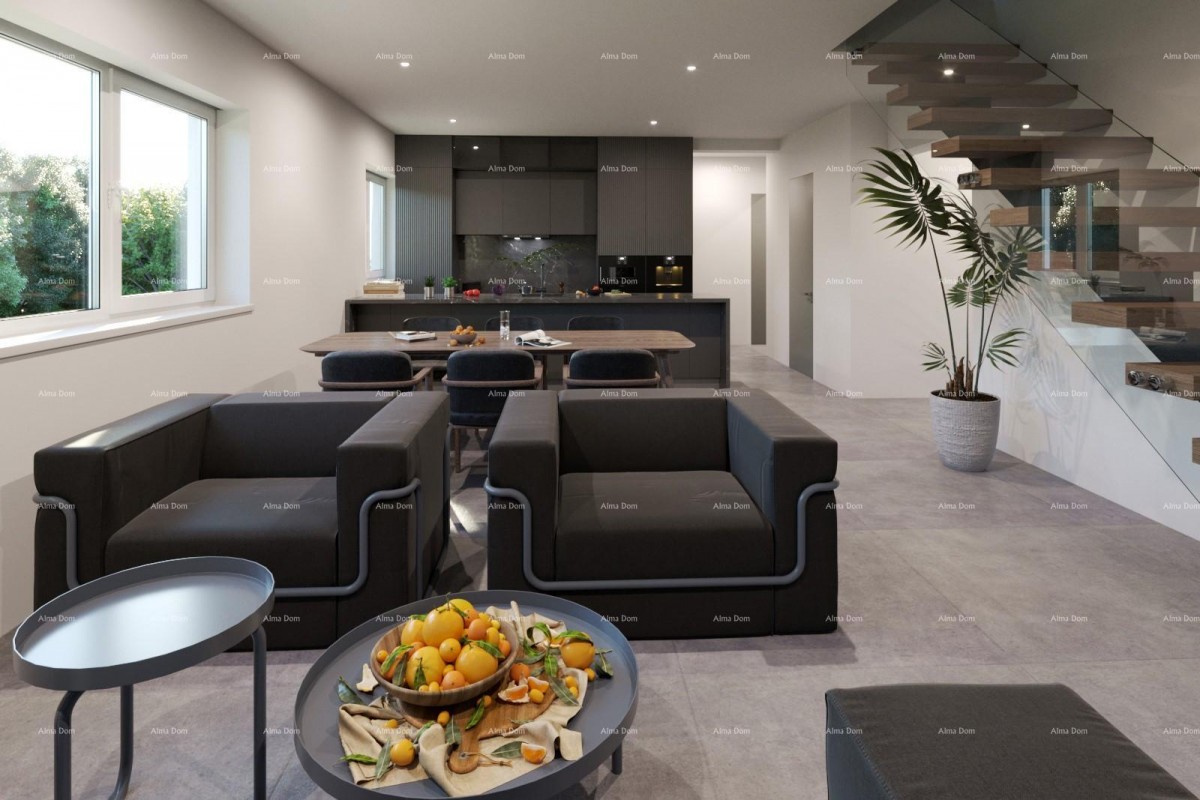 РОВИНЬ - Двухуровневая квартира в новом проекте / ТОП-расположение, 2 минуты до моря! (D) 5