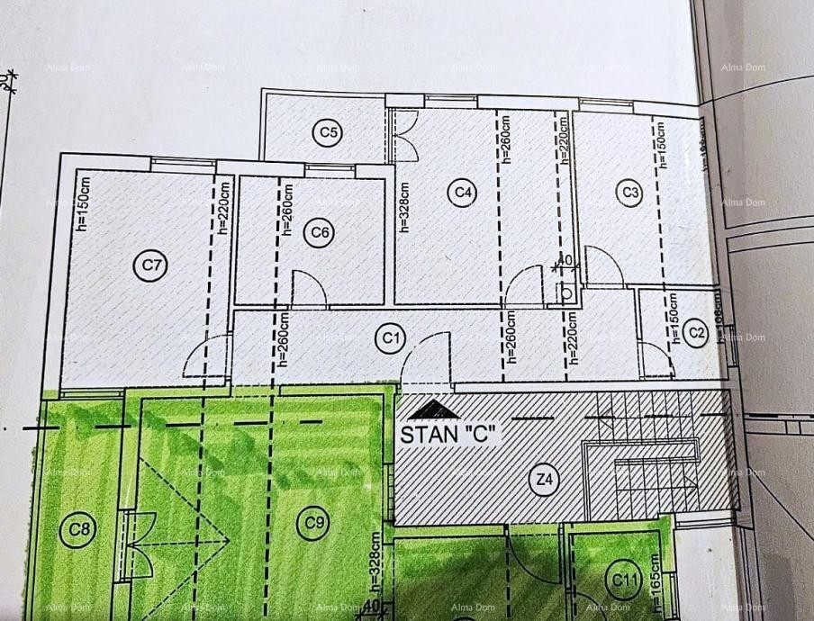 Pula – Busoler, apartment for sale in rough construction phase 12