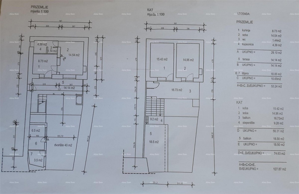 House with a small auxiliary detached room. Medulin. 23