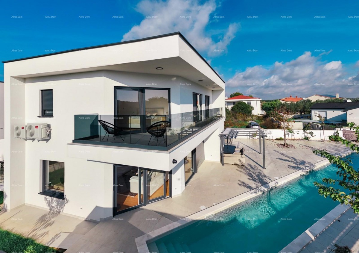 Продажа - новостроенная, современная и эксклюзивная вилла с бассейном, Волме, Пула! 13