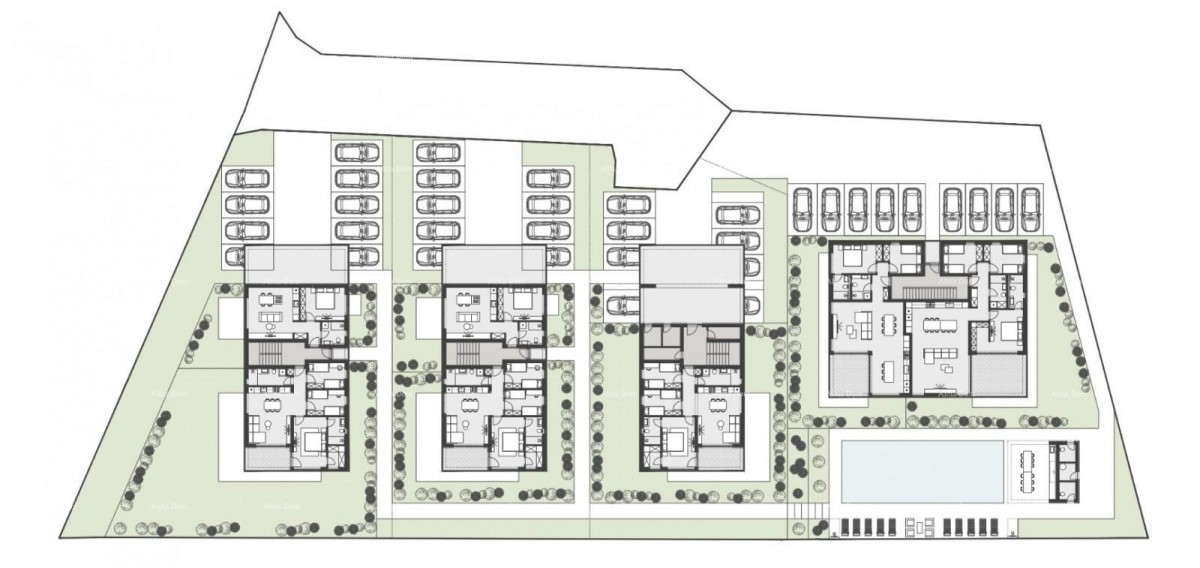 Sale of apartments in modern new construction with a pool, near Fažana 11