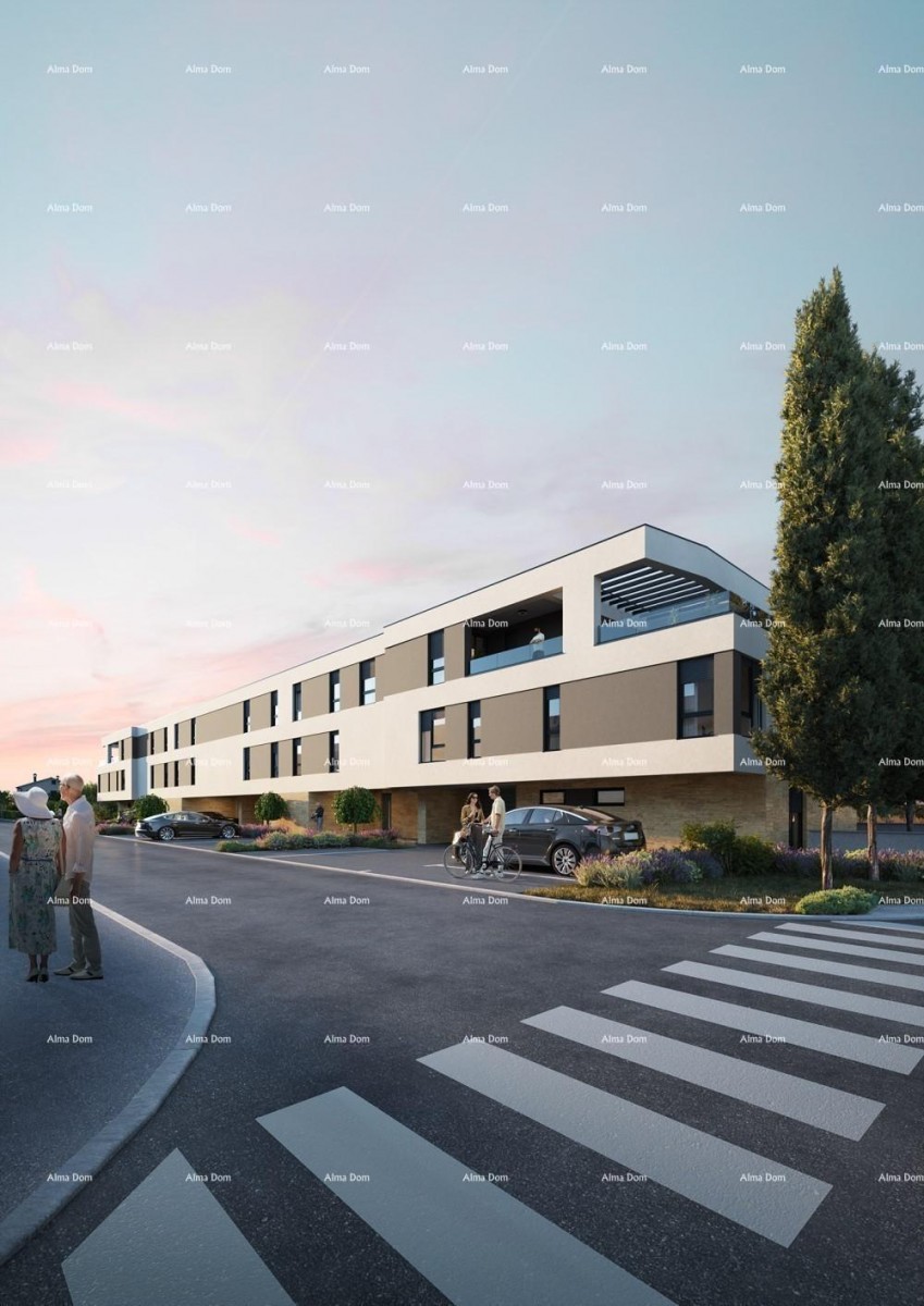 Prodaja stanova u novom stambenom kompleksu, Štinjan! 6B 6